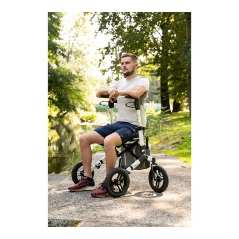 RANGER AIR WHITE rollator med lufthjul | TIMAGO