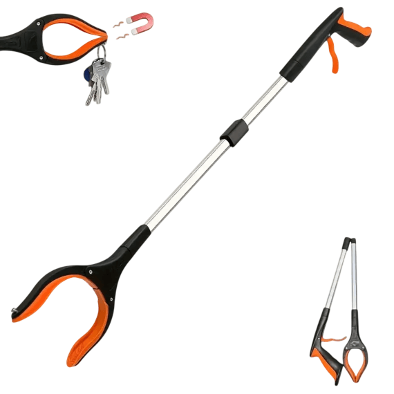 Orange Gribetang med 360° Roterende Klemme