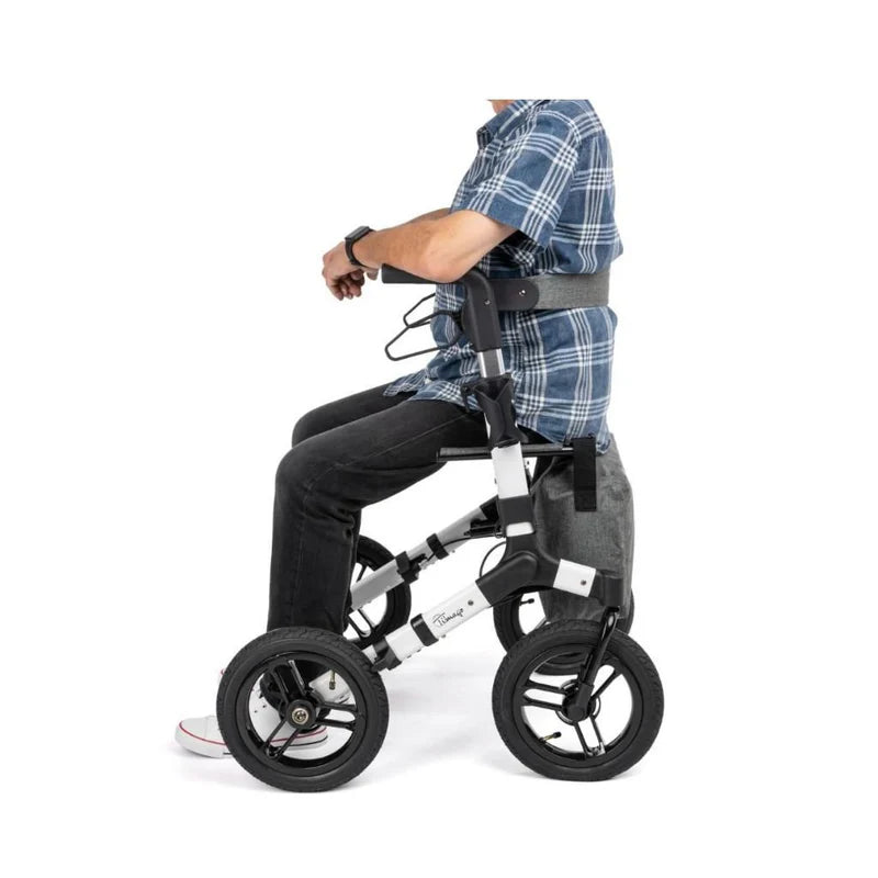 RANGER AIR WHITE rollator med lufthjul | TIMAGO