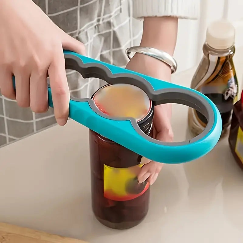Ergonomisk 4-i-1 Dåseåbner