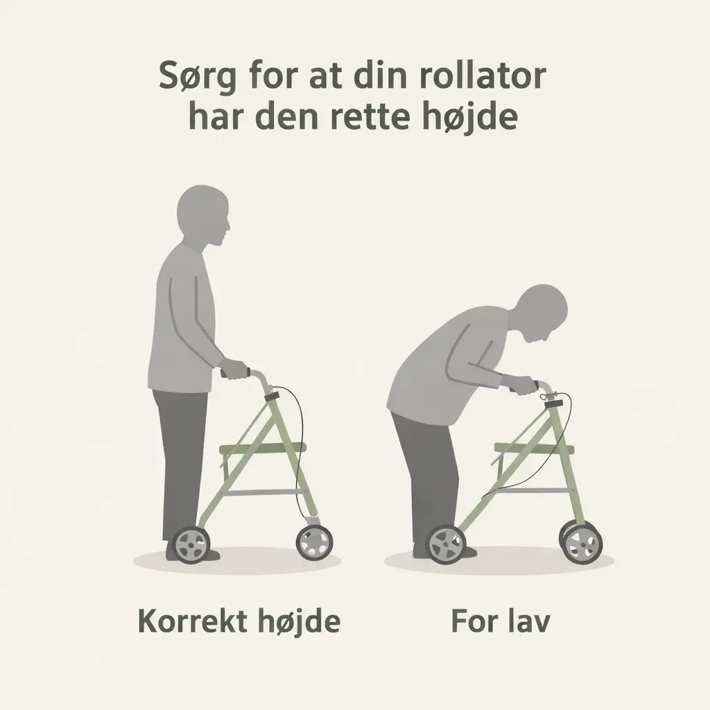<strong>Vælg korrekt højde</strong>