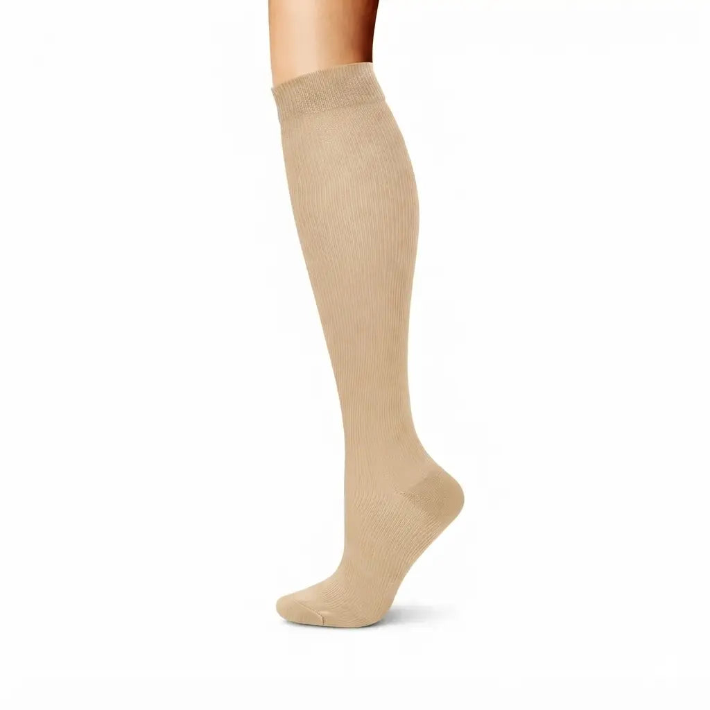 Unisex Støttestrømper - Beige