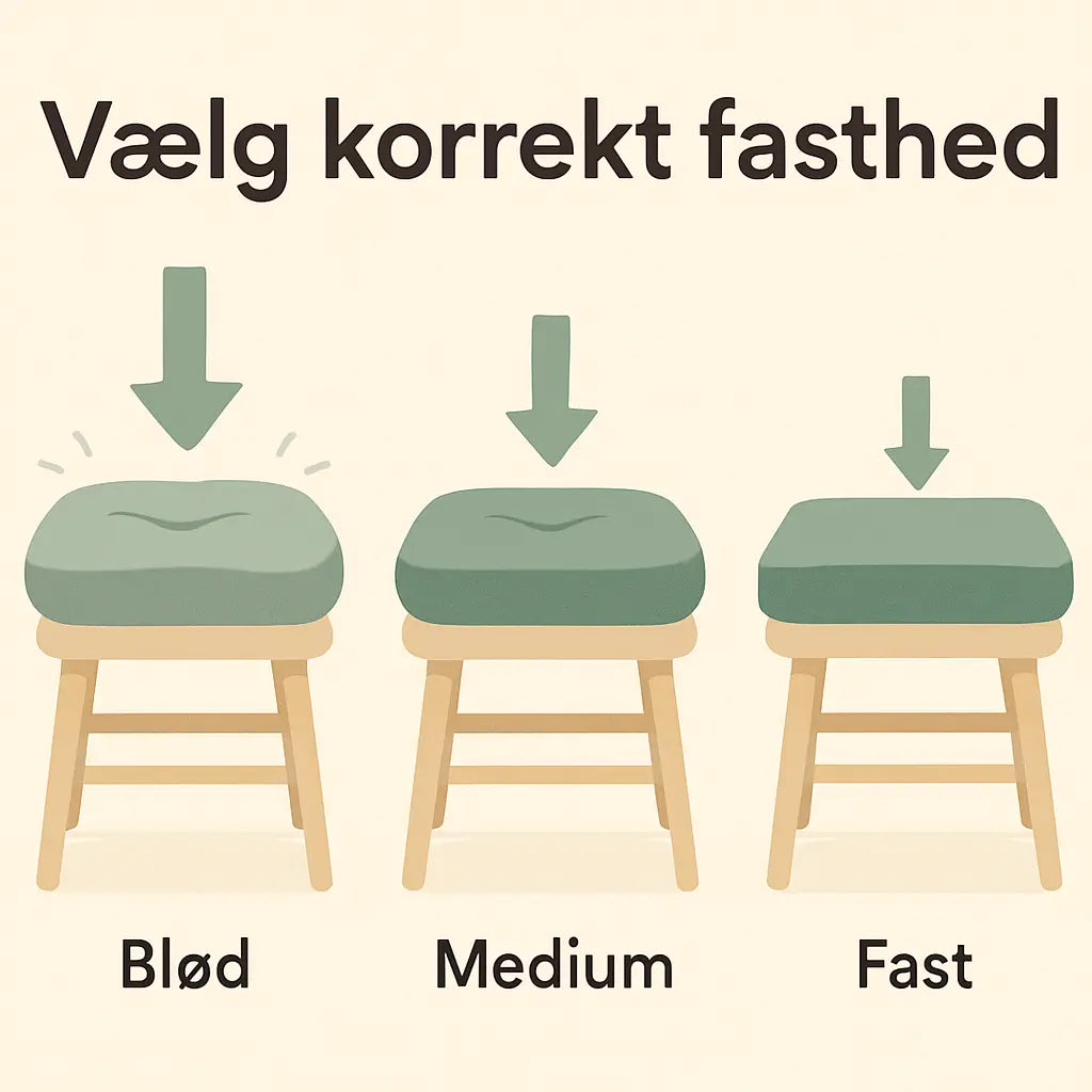 Vælg korrekt fasthed