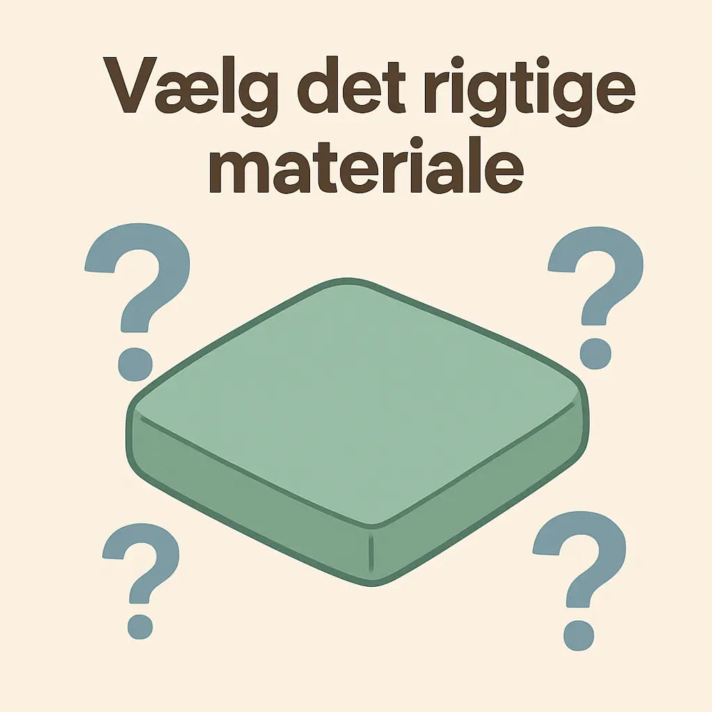 Vælg det rigtige materiale