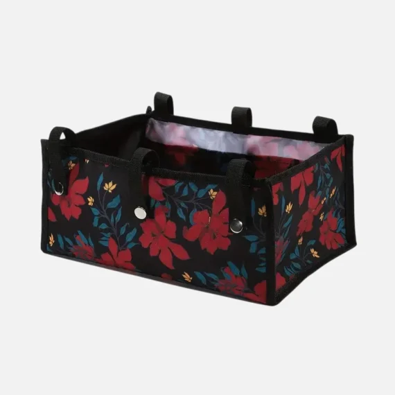 Rollator Taske, Med planter, sort
