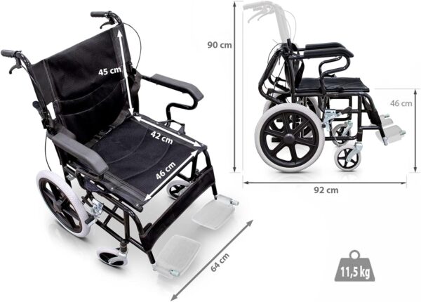 SWIFTGO – Let og transportvenlig kørestol | QUIRUMED - Image 7
