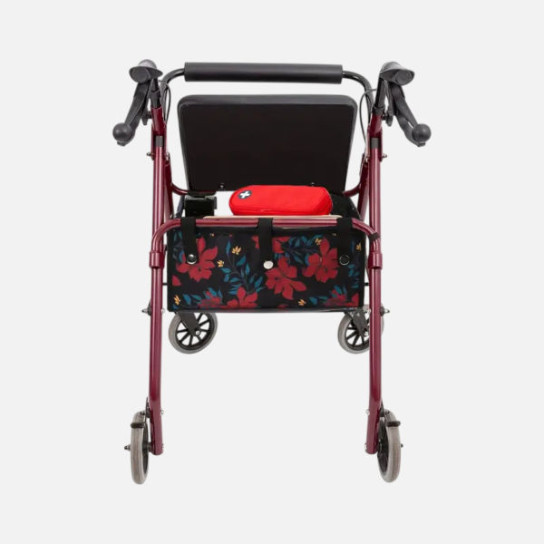 Rollator Taske, Med planter, sort - Image 2