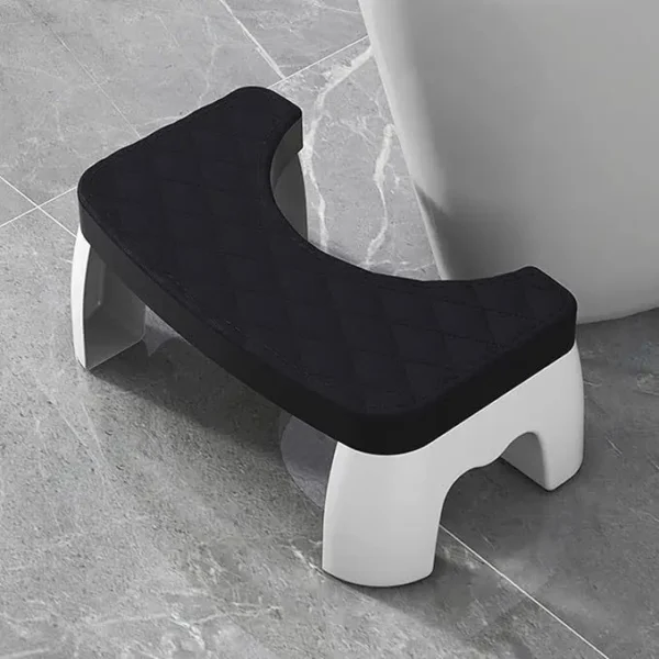 Ergonomisk toiletskammel – bedre komfort, sort