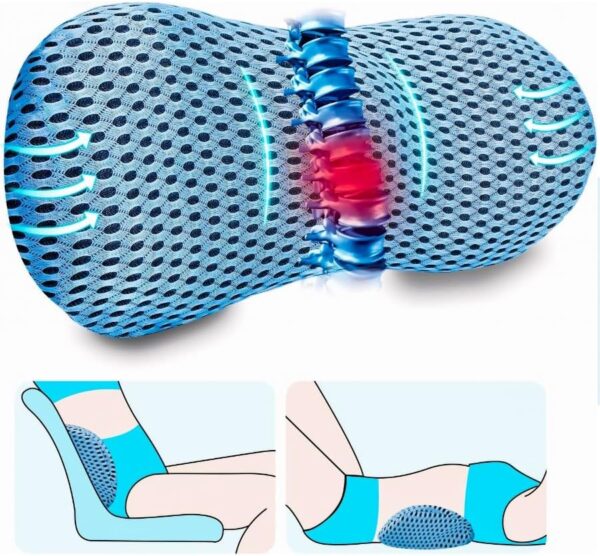 Ergonomisk Ryg- & Lændepude med Memory Foam | Åndbar - Image 3