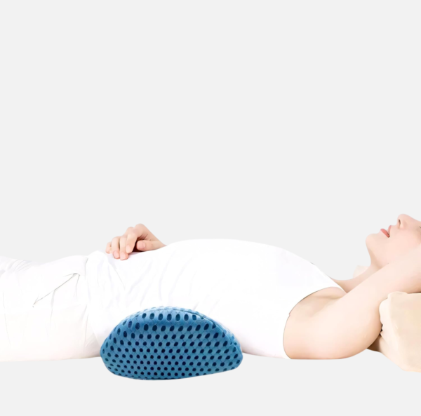 Ergonomisk Ryg- & Lændepude med Memory Foam | Åndbar