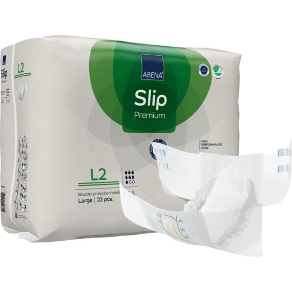 Abena Slip L2 Premium – Tapeble til inkontinens | 22 stk.