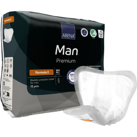 Abena Man Formula 2 – Bind til mænd | 15 stk.