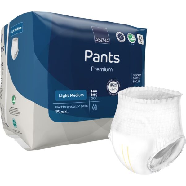 Abena Pants Light M Premium – Let Inkontinens bukseble | 15 stk.
