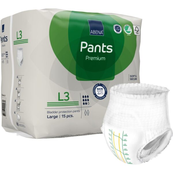 Abena Pants L3 Premium – Inkontinens bukseble | 15 stk.
