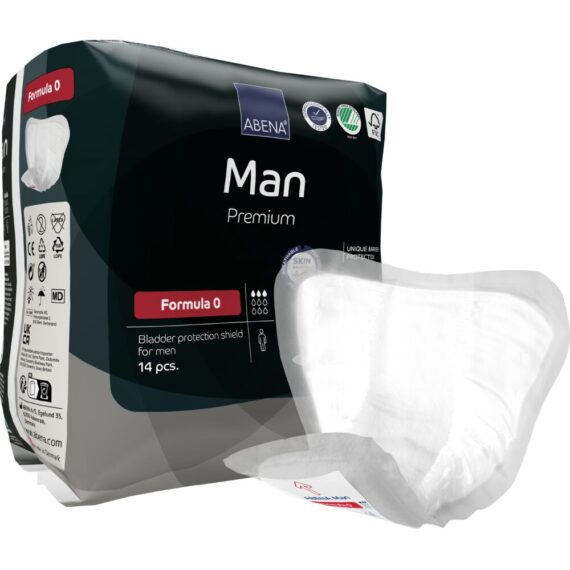 Abena Man Formula 0 – Bind til mænd | 14 stk.